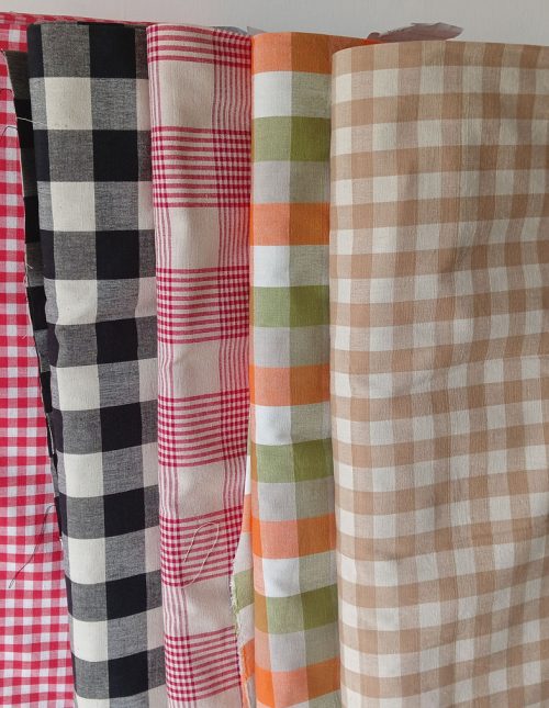 Tissu carreaux moyen